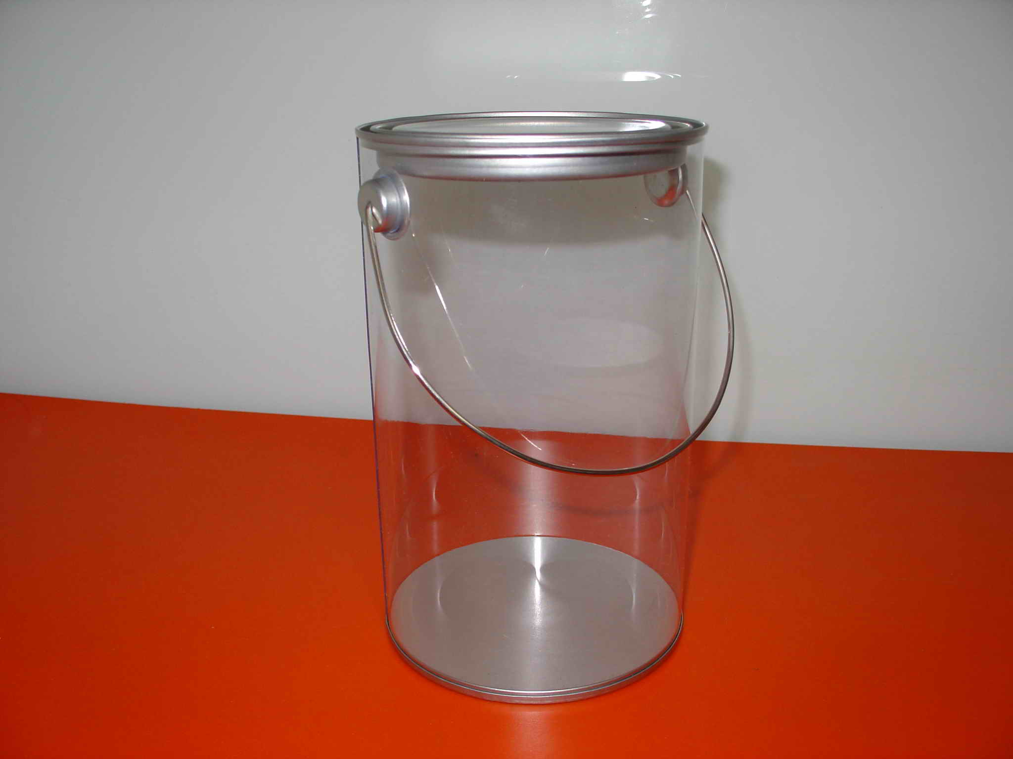 clear paint can,gift bucket,petg paint can,pvc bucket,pvc buckets,clear